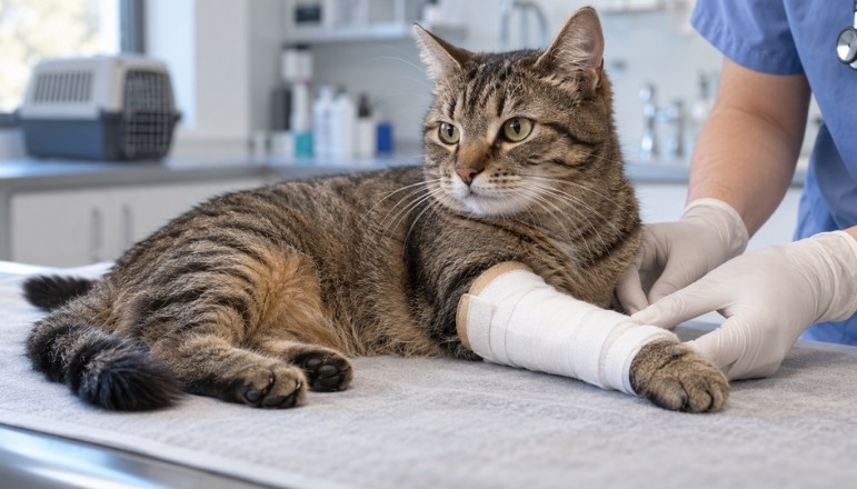 Kedi Ayak Kırığı ve Tedavisi